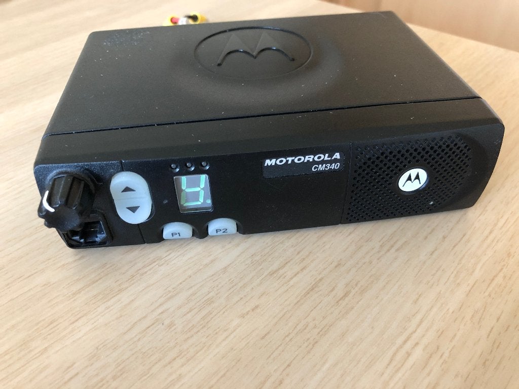 Motorola CM340 VHF, Ophalen of Verzenden, Gebruikt, Zender en Ontvanger