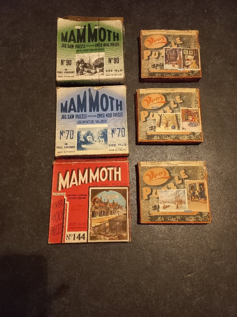 Puzzels Vintage, Verzamelen, Ophalen, Overige typen