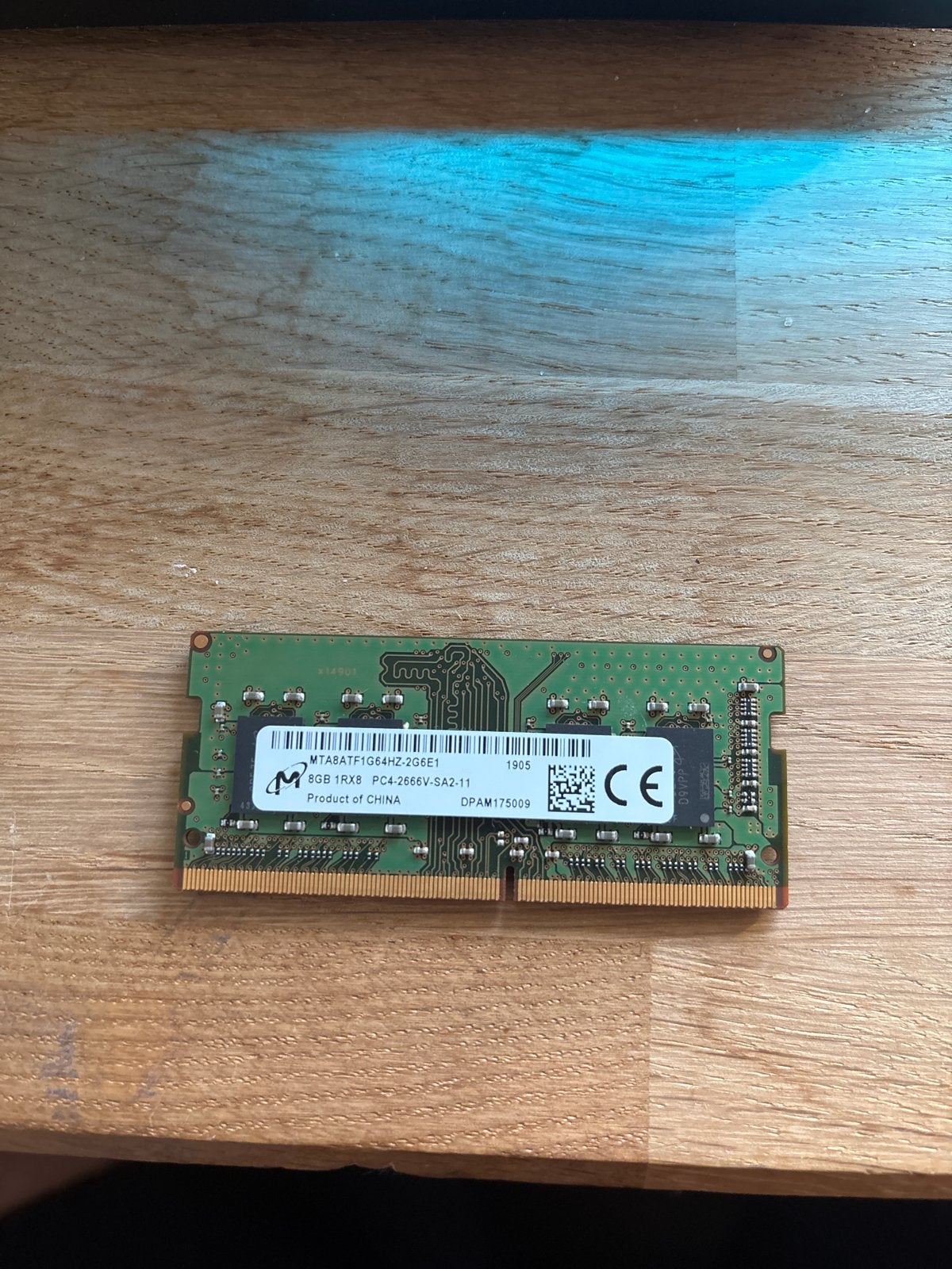8GB DDR4 RAM PC4-2666V Laptop Geheugen, Computers en Software, RAM geheugen, DDR4, 8 GB, Ophalen of Verzenden, Zo goed als nieuw