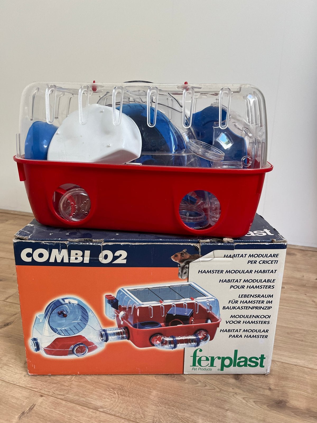 Hamsterkooi met toebehoren, Dieren en Toebehoren, Ophalen, Gebruikt