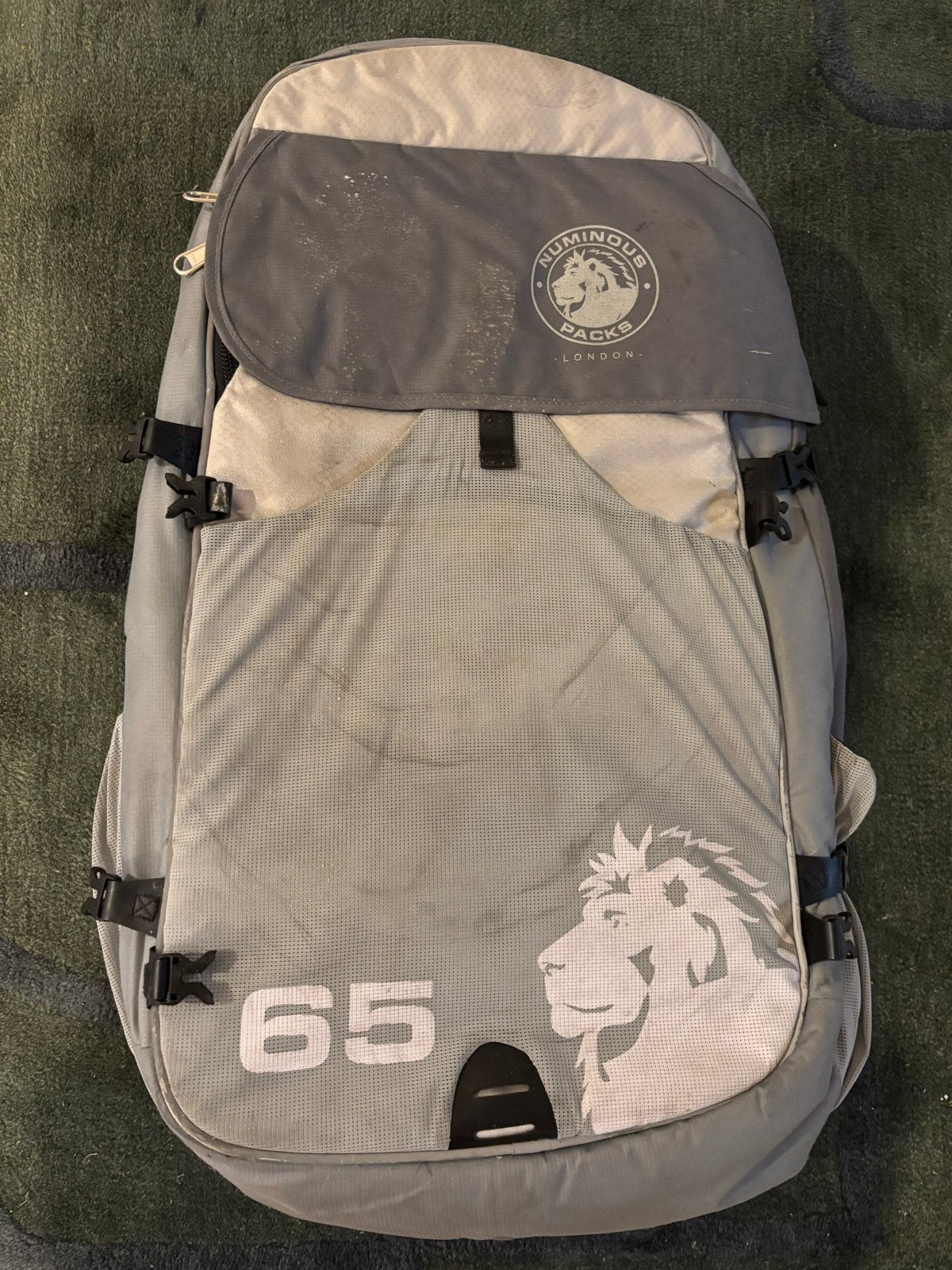 Numinous Packs London 65L Trekking Rugzak, 40 cm of meer, Gebruikt, Trekking, 60 cm of meer