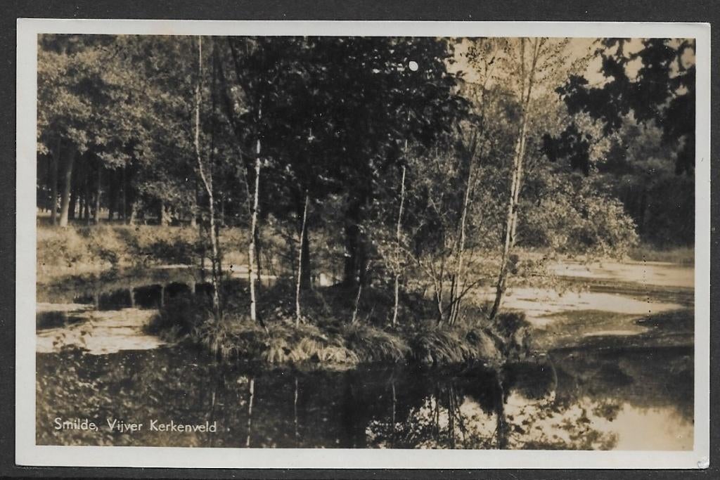 181 Smilde, Vijver Kerkenveld, Ophalen of Verzenden, Voor 1920, Ongelopen, Drenthe