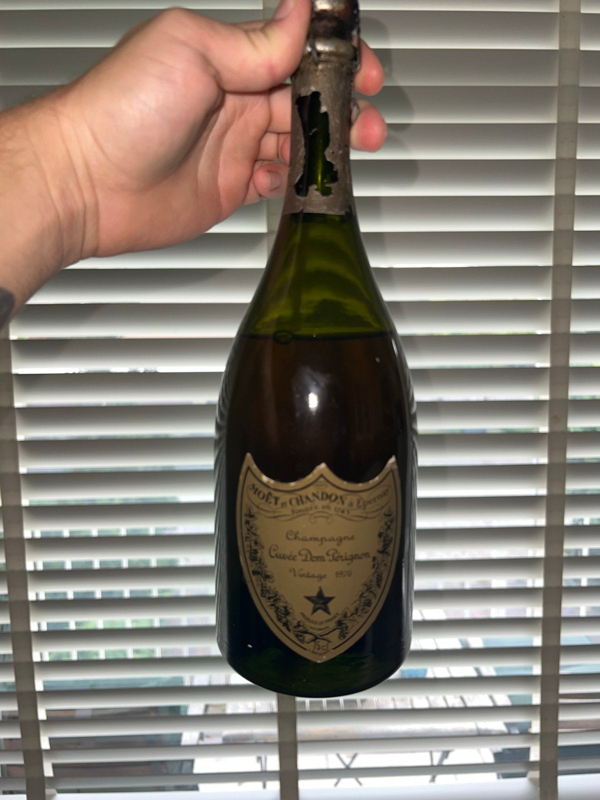 Dom Pérignon Vintage 1976 Champagne, Ophalen of Verzenden, Gebruikt, Frankrijk, Champagne