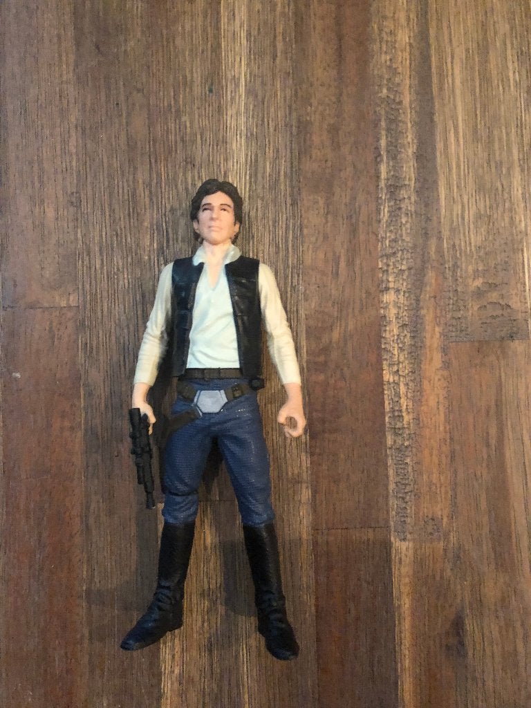 Han Solo Hasbro 2015 - Star Wars Figuur, Ophalen of Verzenden, Zo goed als nieuw, Actiefiguurtje