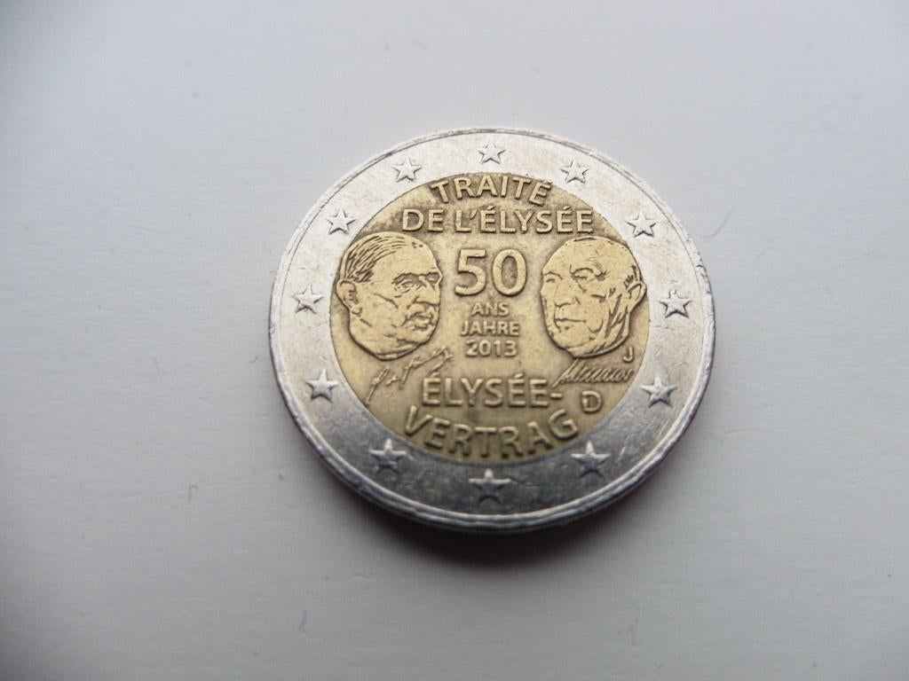 2 Euro Munt 50 jaar Elyseé verdrag 2013, Postzegels en Munten, Ophalen of Verzenden, Duitsland, 2 euro, Losse munt