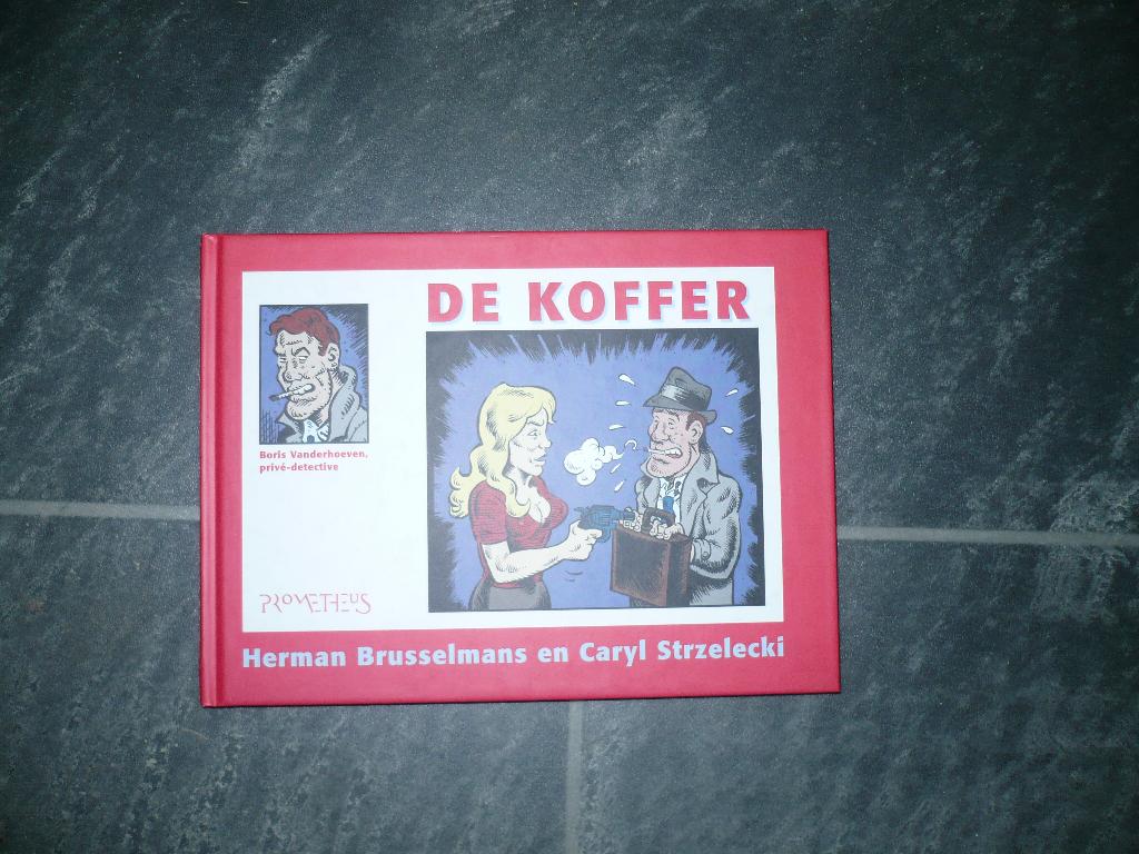 de koffer met boris vander hoeven strip uit 2000, Eén stripboek, Ophalen of Verzenden, Zo goed als nieuw