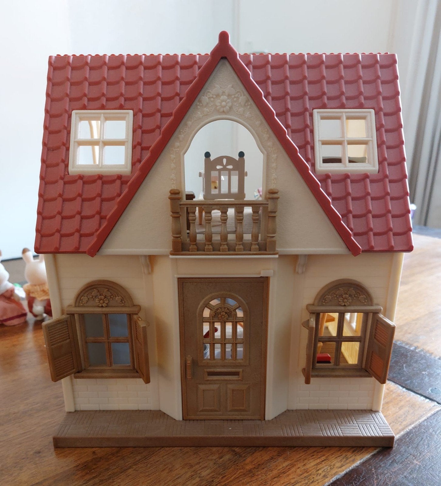 Sylvanian Families startershuis, Kinderen en Baby's, Ophalen, Zo goed als nieuw, Poppenhuis