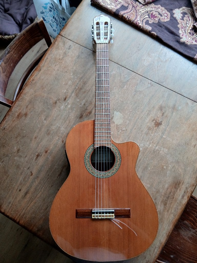 Prachtige klassieke gitaar, Ophalen, Gebruikt, Klassieke of Spaanse gitaar, Met (piezo-)element