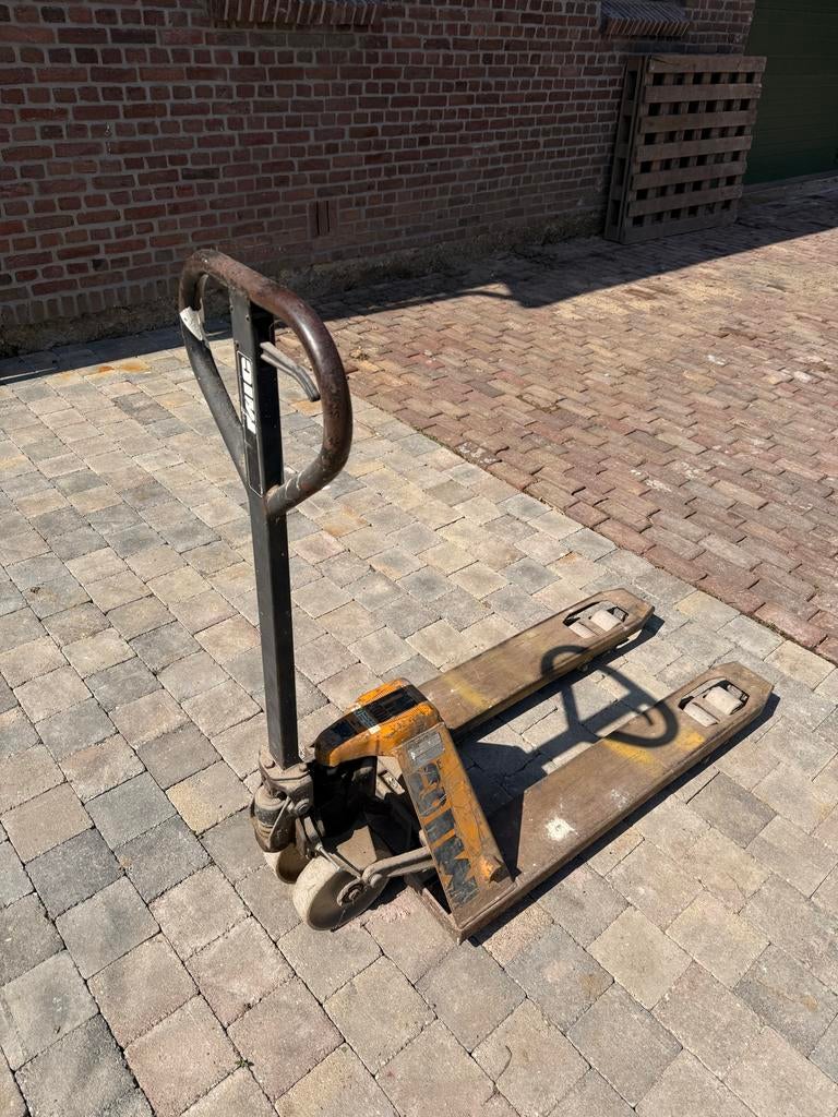 Robuuste Palletwagen - 2000 kg capaciteit, bouwjaar 1988, Doe-het-zelf en Verbouw, Transportwagens, Gebruikt, Transportkar, Ophalen