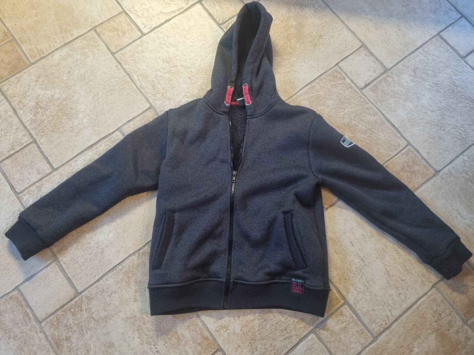 Mooi dik grijs teddy vest 152, Ophalen of Verzenden, Zo goed als nieuw, Jongen, Trui of Vest