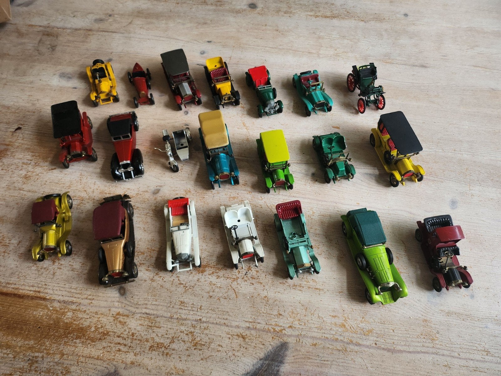 Vintage speelgoedauto voertuigen, Ophalen of Verzenden, Gebruikt