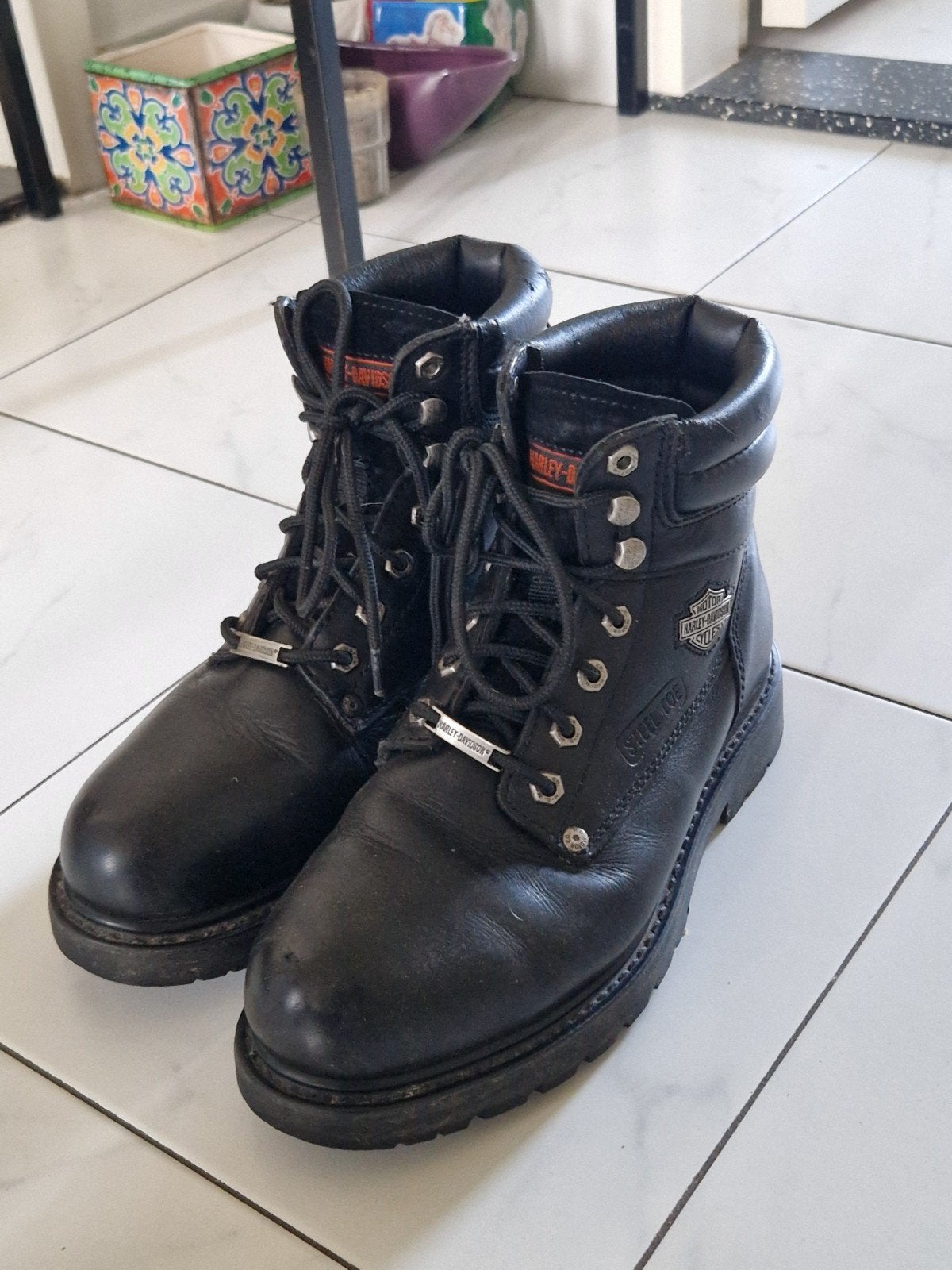 HARLEY DAVIDSON MERK, Ophalen, Zo goed als nieuw, Schoenen