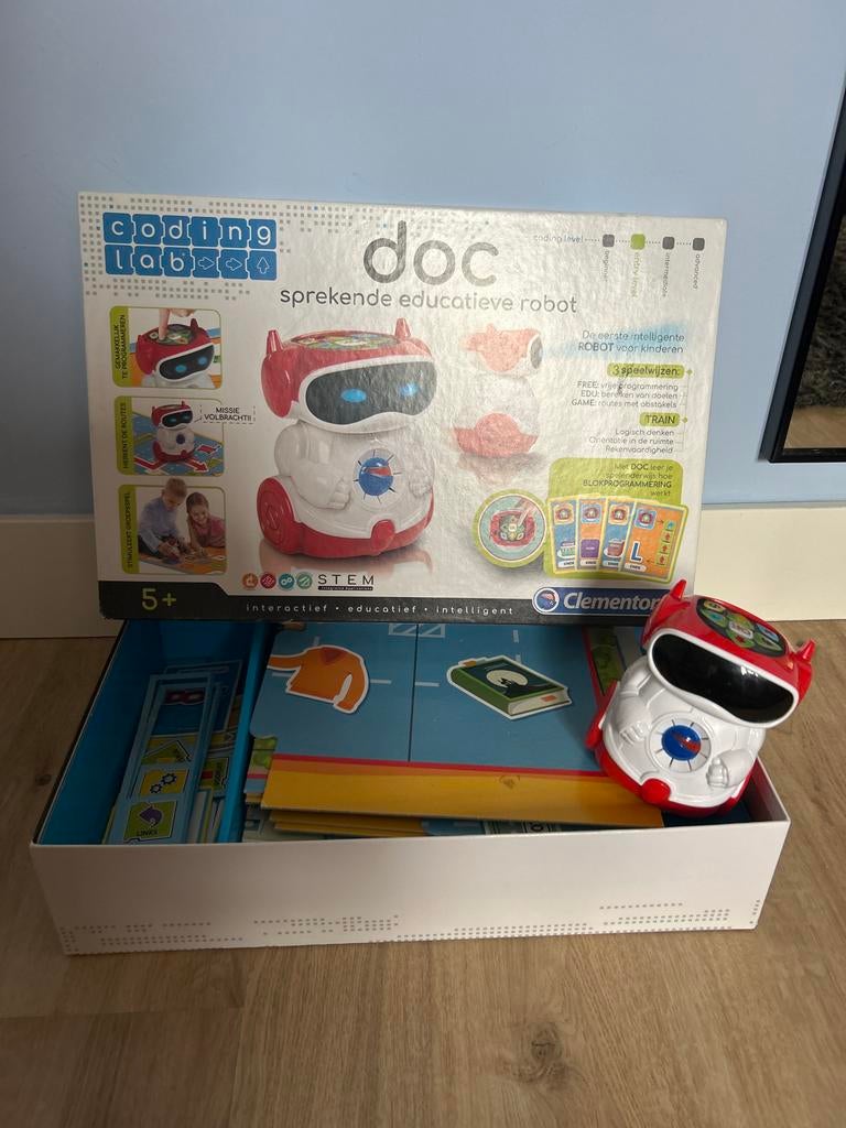 Clementoni Doc Spraakgestuurde Educatieve Robot, Ophalen of Verzenden, Zo goed als nieuw, Elektronica, Met geluid