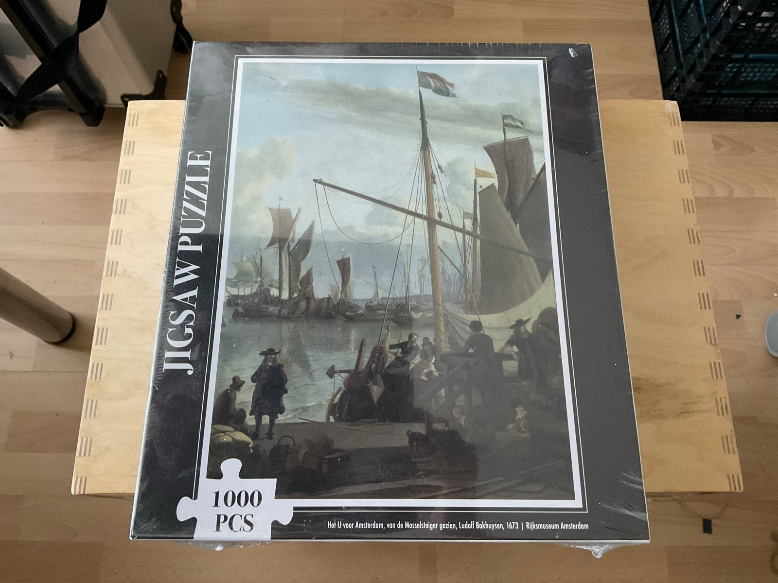 Jigsaw Puzzel 1000 Stukjes - Het IJ voor Amsterdam, Ophalen, 500 t/m 1500 stukjes, Nieuw, Legpuzzel