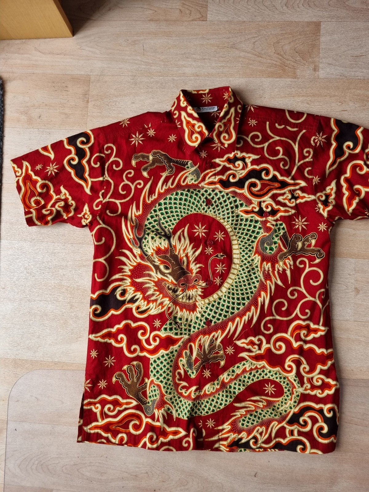 Batik overhemd voor kind Keris Fashion 12-13 jaar, Kinderen en Baby's, Ophalen of Verzenden, Nieuw, Jongen of Meisje, Overhemd of Blouse