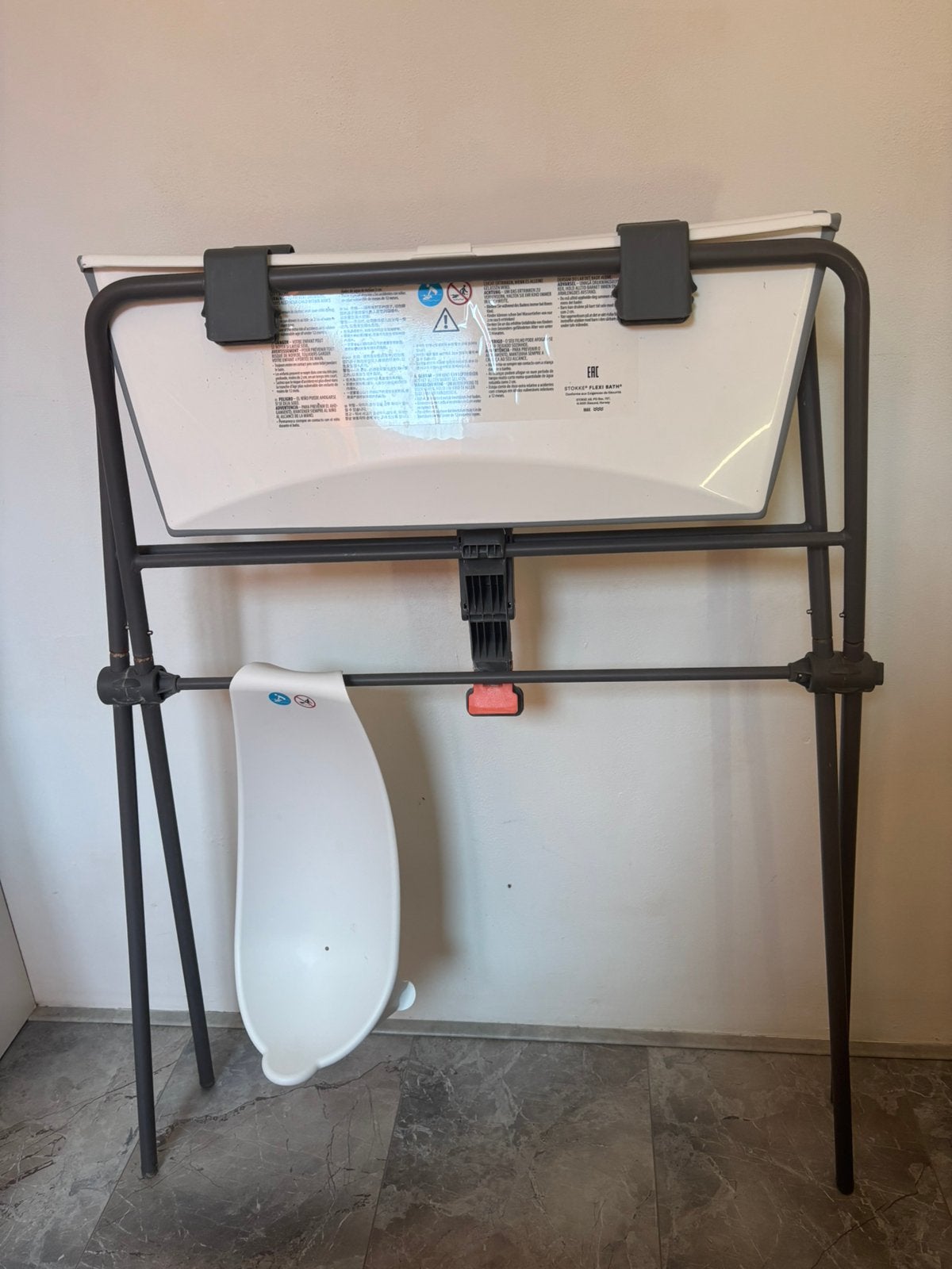 Inklapbaar badje stokke, Kinderen en Baby's, Gebruikt, Badje, Standaard, Ophalen
