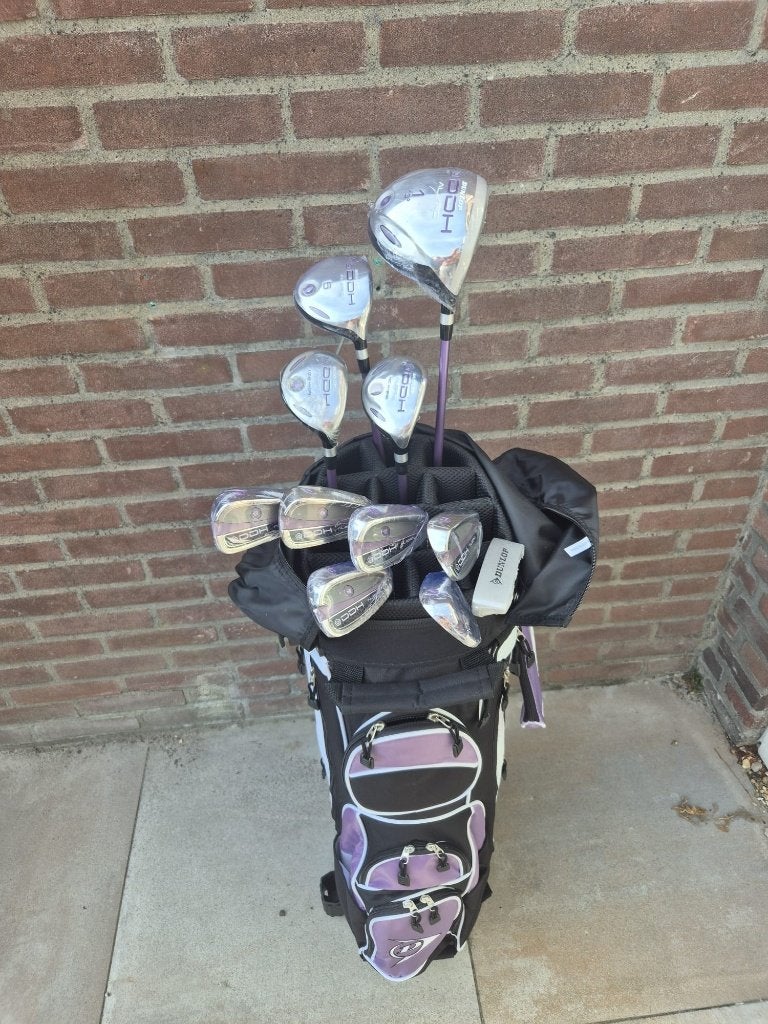Nieuwe DAMES golfset Dunlop DDH MET NIEUWE golftas €279,-, Sport en Fitness, Golf, Ophalen of Verzenden, Nieuw, Set, Overige merken