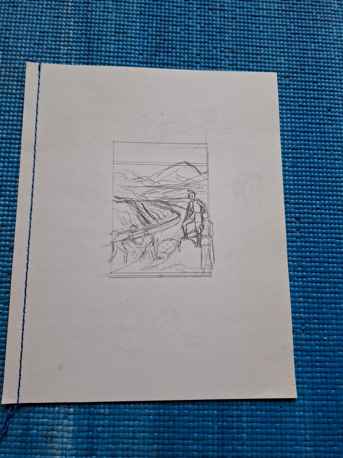 Schetsen van Blake en Mortimer, Eén stripboek, Ophalen of Verzenden, Zo goed als nieuw, Edgar P. Jacobs