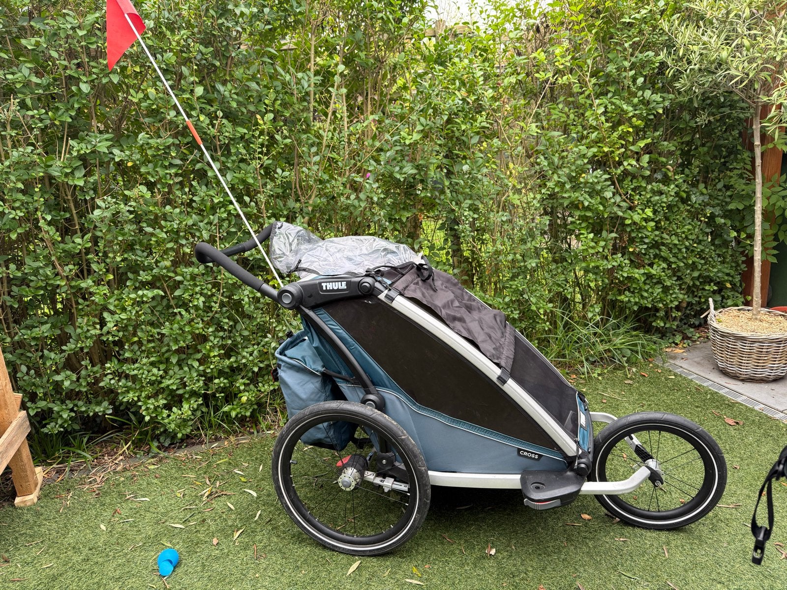 Thule Chariot 1 fietskar, Ophalen, Vering, 20 tot 40 kg, Zo goed als nieuw