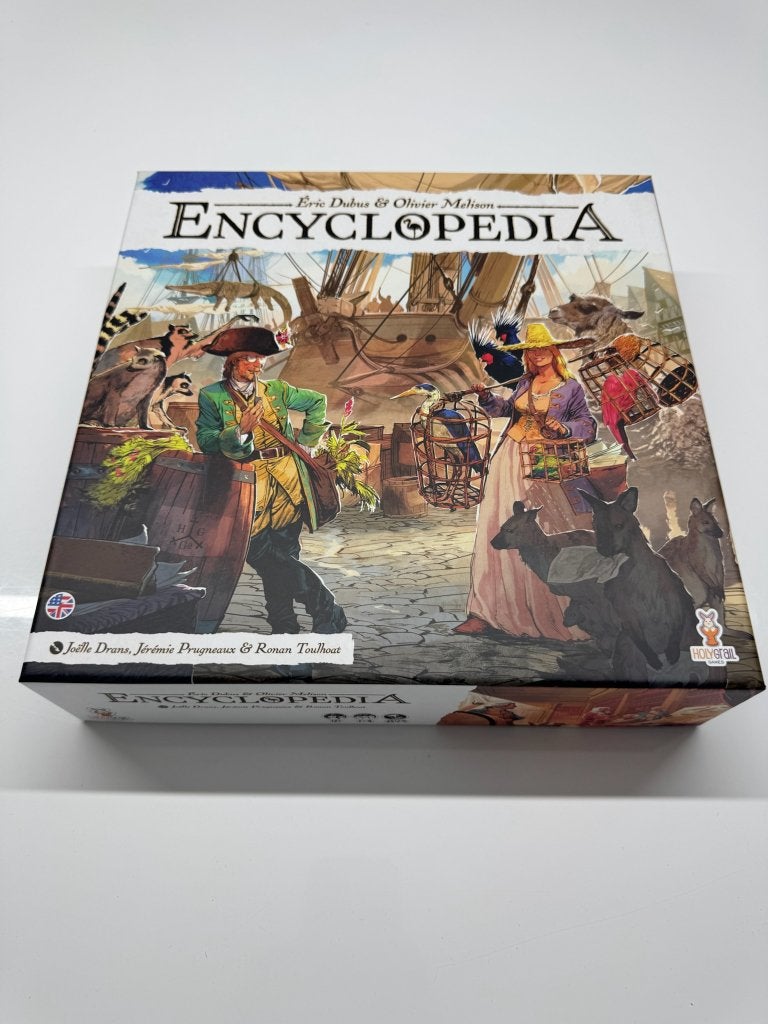 Encyclopedia Boardgame, Drie of vier spelers, Ophalen of Verzenden, Zo goed als nieuw, HolyGrail Games