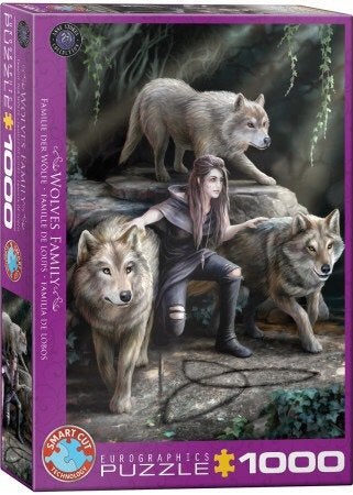 Eurographics - Wolves Family - 1000 stukjes, Ophalen of Verzenden, 500 t/m 1500 stukjes, Nieuw, Legpuzzel