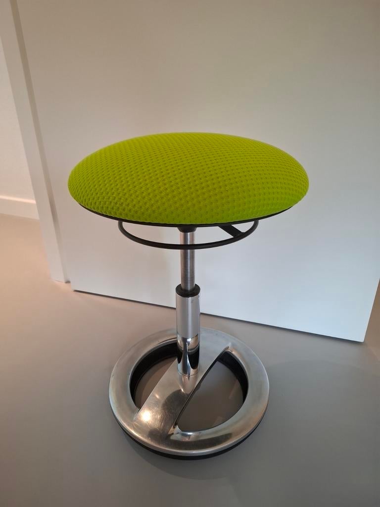 Design krukken Topstar Sitness Bob limegroen, 4 krukken, Ophalen, 60 tot 90 cm