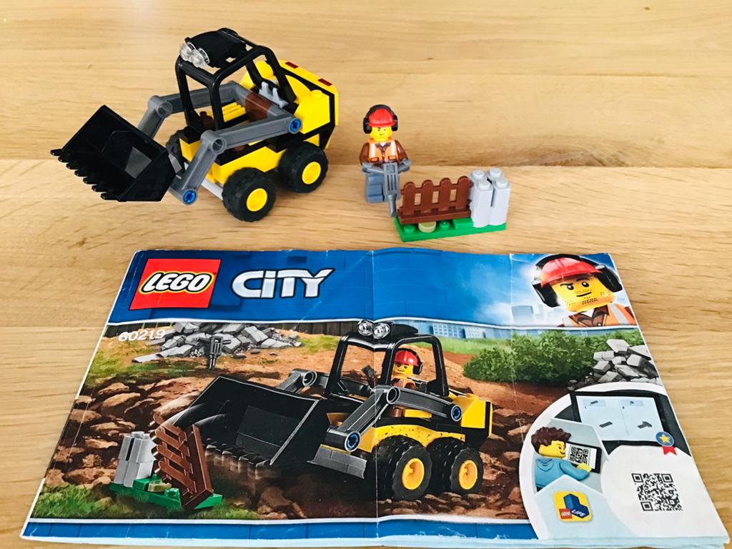 LEGO city 60219, construction loader, compleet en ZGAN, City, Lego, Ophalen of Verzenden, Complete set