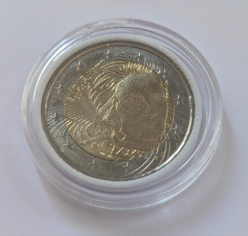 Frankrijk 2 Euro 2018 Simone Veil – In capsule, Postzegels en Munten, Munten | Europa | Euromunten, Verzenden, Frankrijk, 2 euro