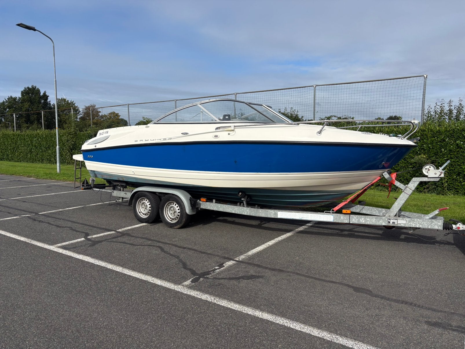 Speedboot bayliner 652 cuddy. Mercruiser nl trailer, Ophalen of Verzenden, Zo goed als nieuw, Bayliner, Polyester