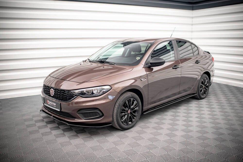 Voorlip sideskirt diffuser spoiler - Fiat Tipo Sedan 16-20, Ophalen of Verzenden