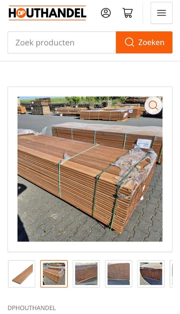 Vlonderplanken hardhout | Diverse maten | Scherpe prijzen, Tuin en Terras, Terrasdelen en Vlonders, Ophalen of Verzenden, Nieuw
