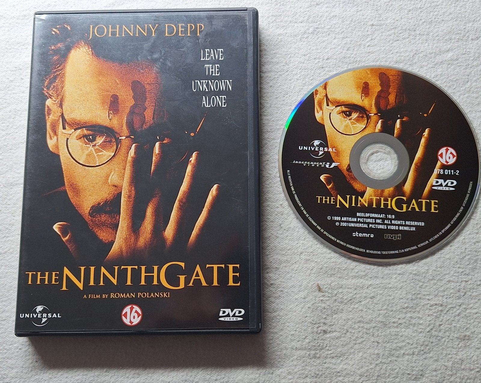 The Ninth Gate ( Polanski ) met Depp, Seigner, Olin, Engels, Vanaf 16 jaar, Nederlands, Ophalen of Verzenden
