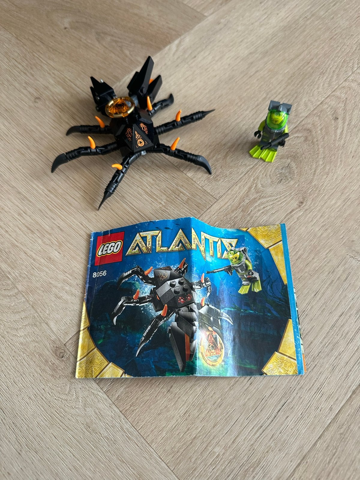 Lego Atlantis Monster Krab - 8056, Gebruikt, Overige thema's, Lego, Ophalen of Verzenden