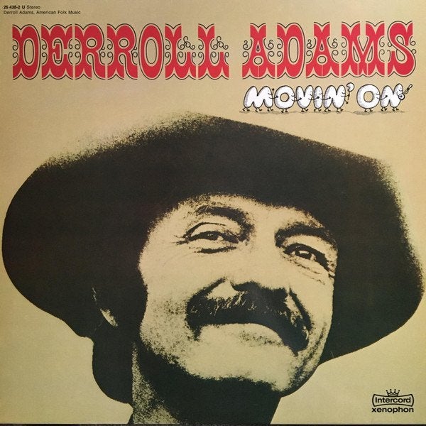 LP Derroll Adams - Movin' on, Ophalen, LP, Gebruikt, 12 inch