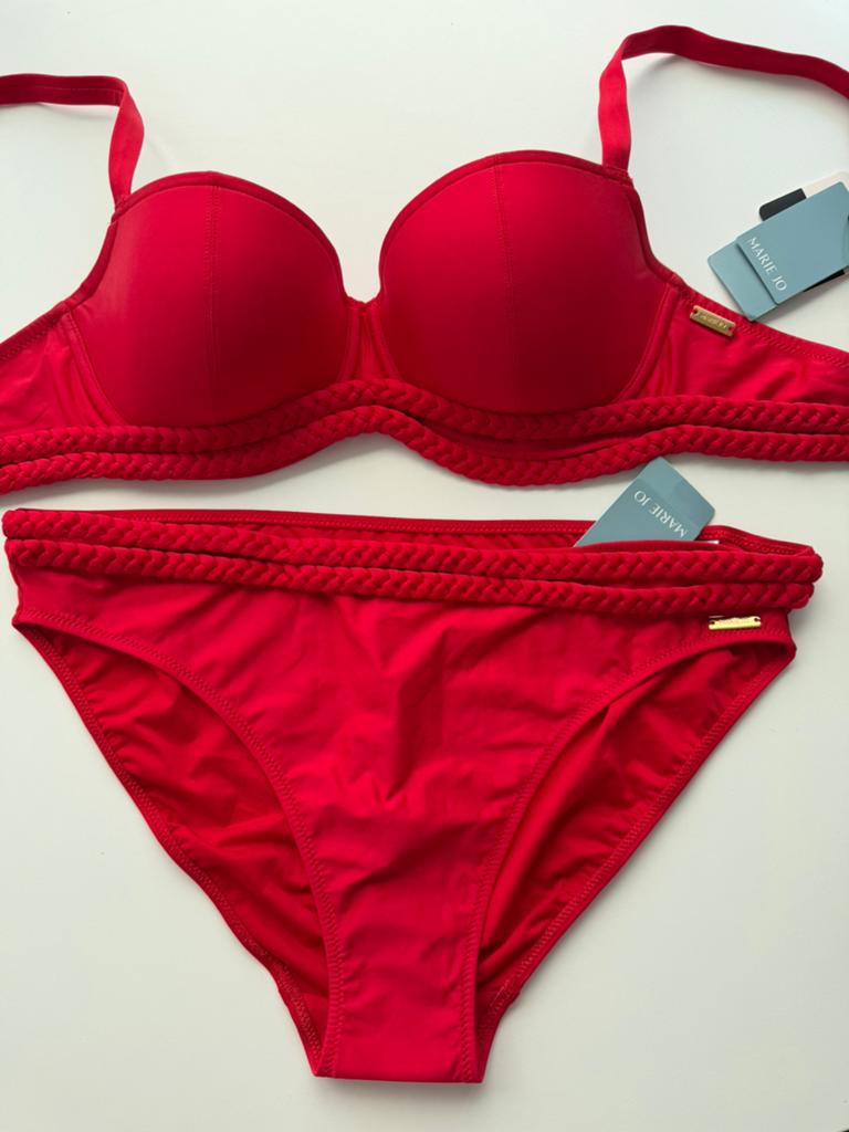 Nieuw Marie Jo bikini rood 42 padded., Verzenden, Nieuw, Rood, Bikini