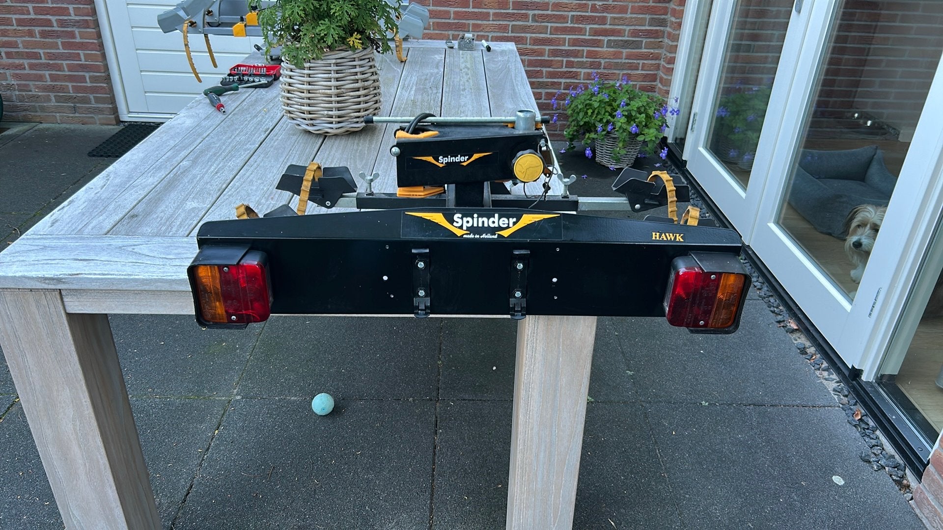 Spinder / Hawk fietsdrager, Auto diversen, Ophalen, Zo goed als nieuw, Trekhaakdrager