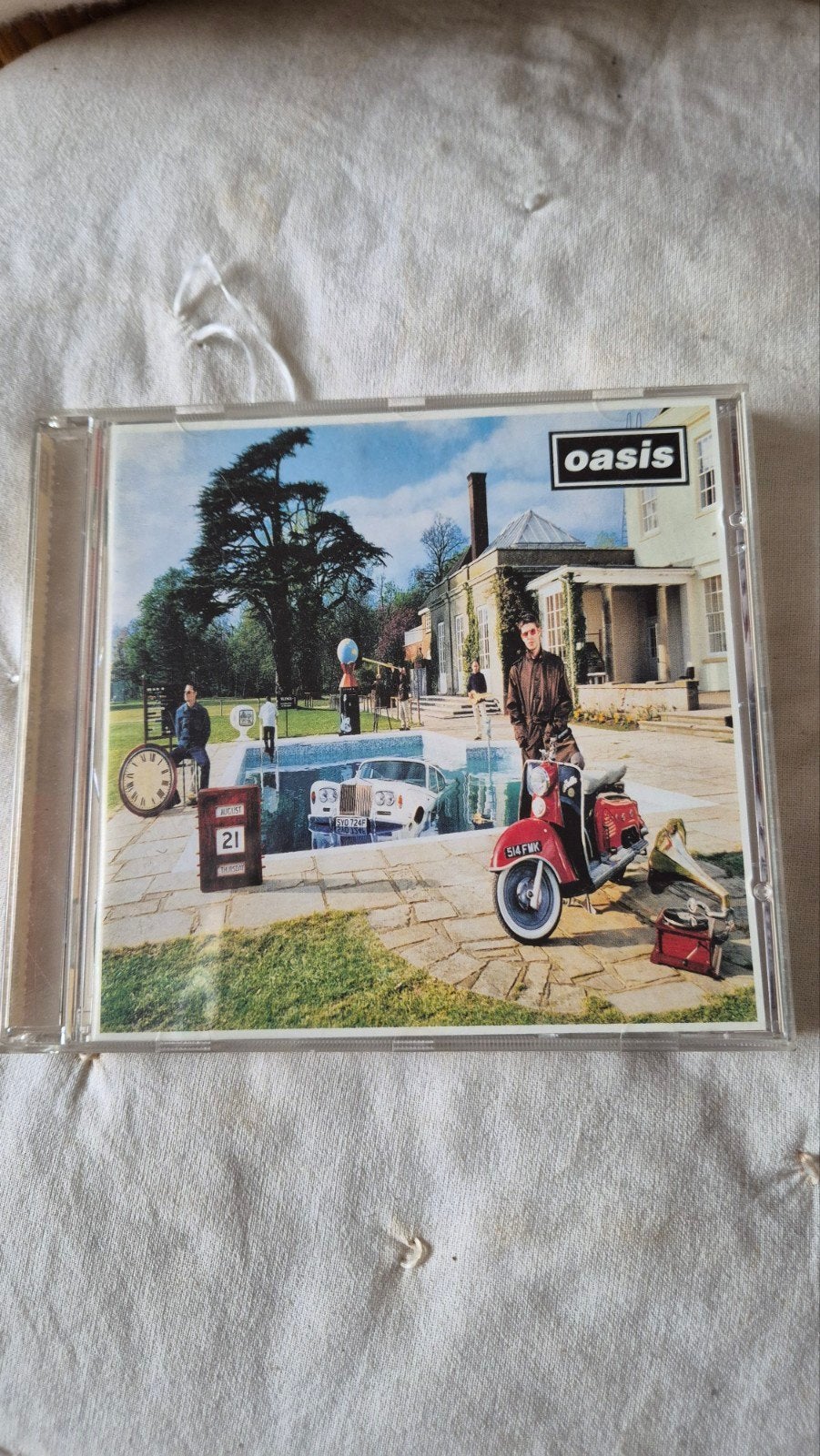 Oasis cd goede staat, Inclusief boekje, Gebruikt, Pop, Overige typen