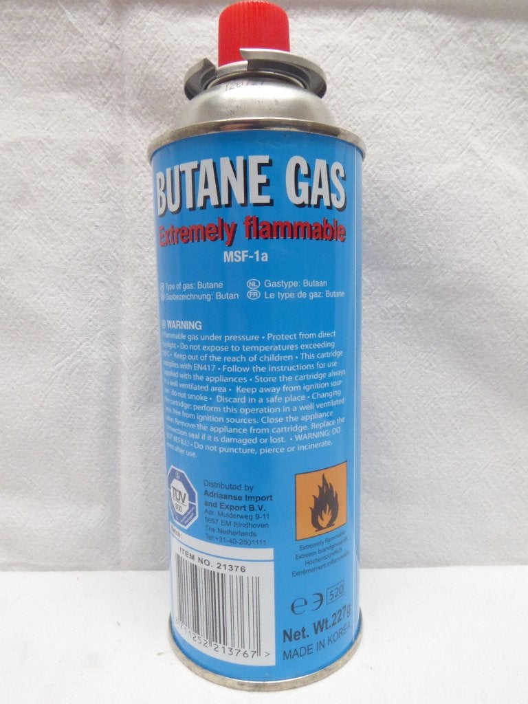 Nieuwe Butaan Gasfles MSF-1a - 227g, Ophalen of Verzenden, Nieuw
