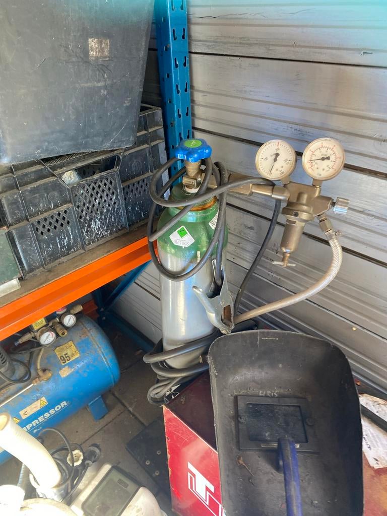 CO2 Lasapparaat TICO - Compleet met gasfles en toebehoren, Doe-het-zelf en Verbouw, Ophalen of Verzenden, Gebruikt, 150 tot 250 ampère