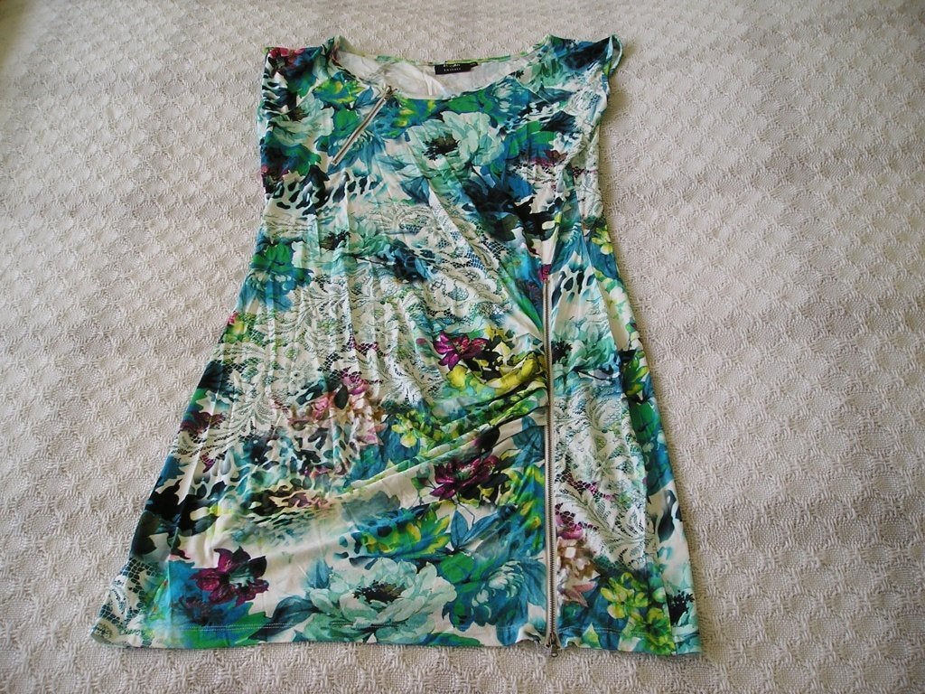 leuke zomerse jurk Elvira maat XL, Ophalen, Meerkleurig, Maat 46/48 (XL) of groter, Zo goed als nieuw