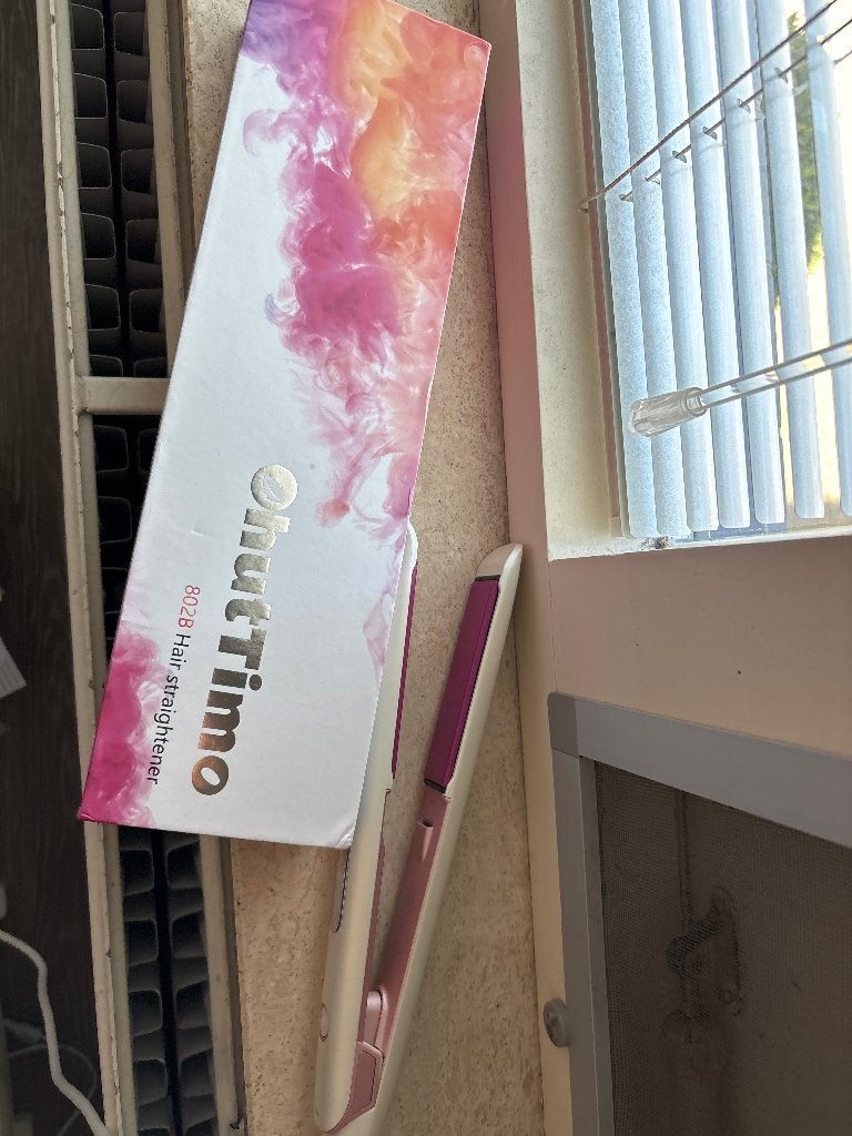Haar straightener stijltang OhutTimo 1 maand oud, Ophalen, Zo goed als nieuw, Krultang of Stijltang