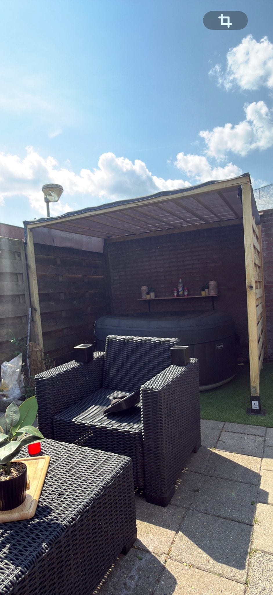 Opblaasbare Jacuzzi Avenli, Ophalen of Verzenden, Zo goed als nieuw, Afdekzeil, Opblaasbaar