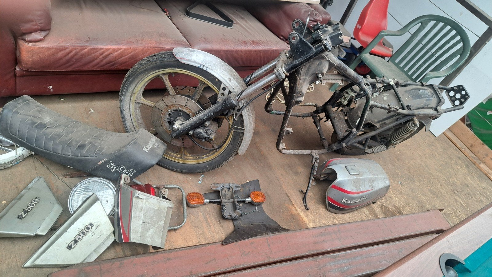 Onderdelen Kawasaki Z500 1980  (Z270-1), Verzamelen, Ophalen