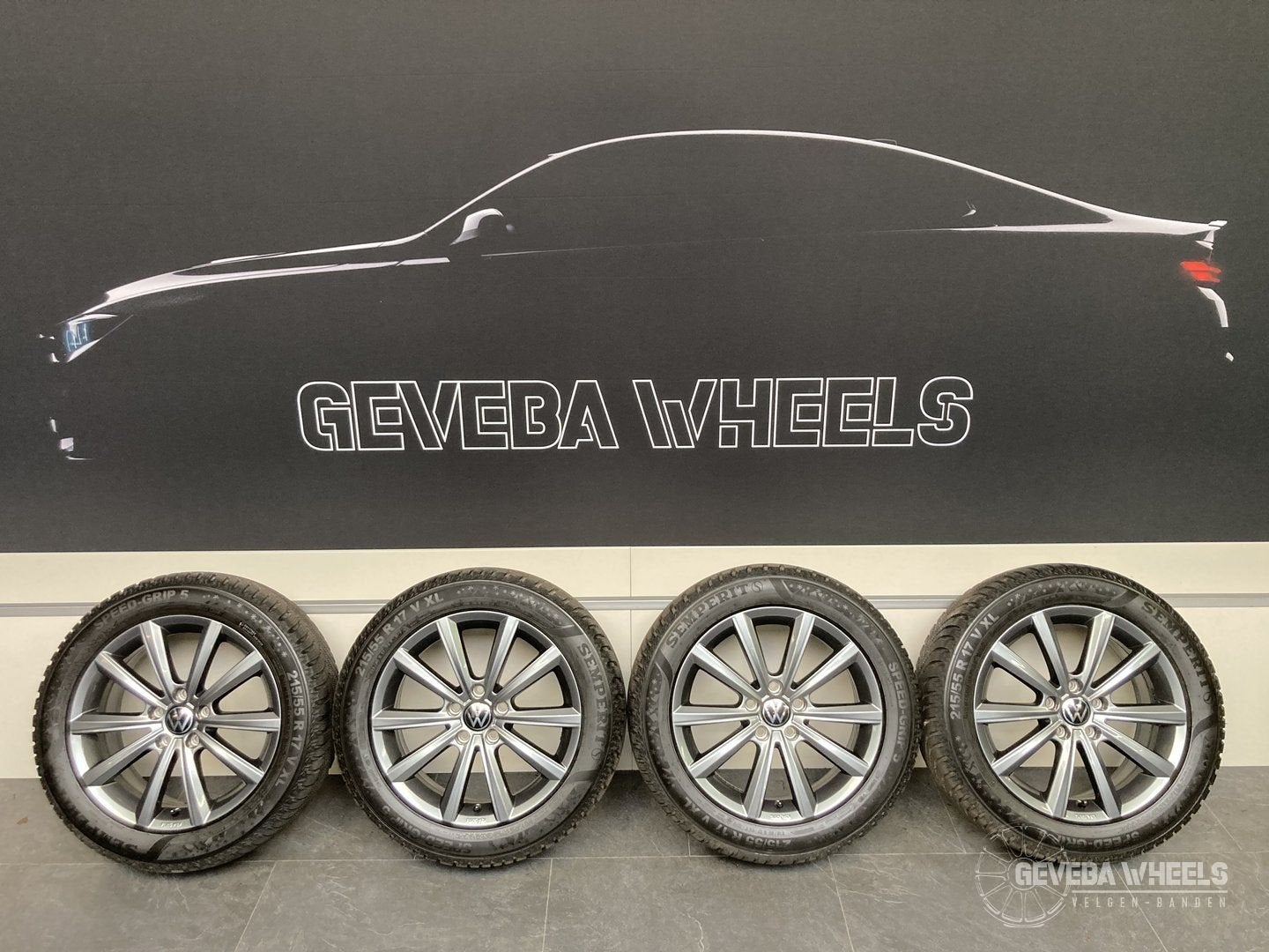 17” originele Volkswagen Passat B7 B8 B9 velgen winterbanden, -, -, Banden en Velgen, 17 inch