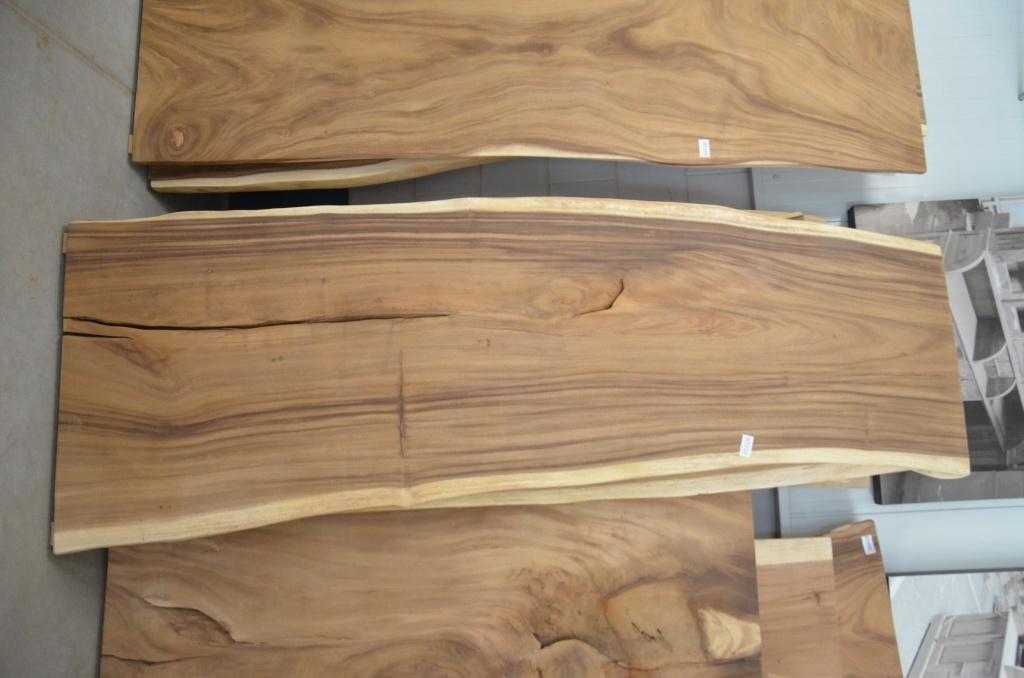 Boomstamtafel 300 cm suar -BT 210 - 3 meter boomstamtafel, Ophalen of Verzenden, Nieuw, Hout
