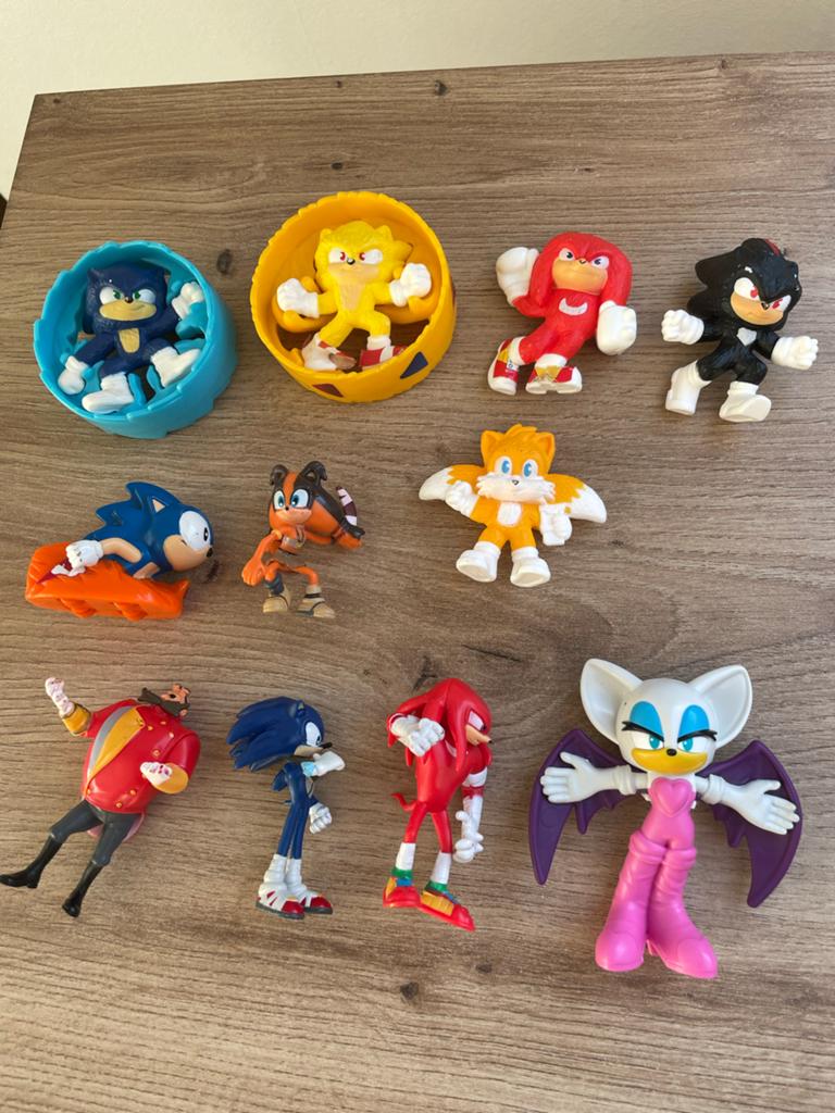 Sonic the Hedgehog actiefiguren set - 10 stuks, Ophalen of Verzenden, Zo goed als nieuw