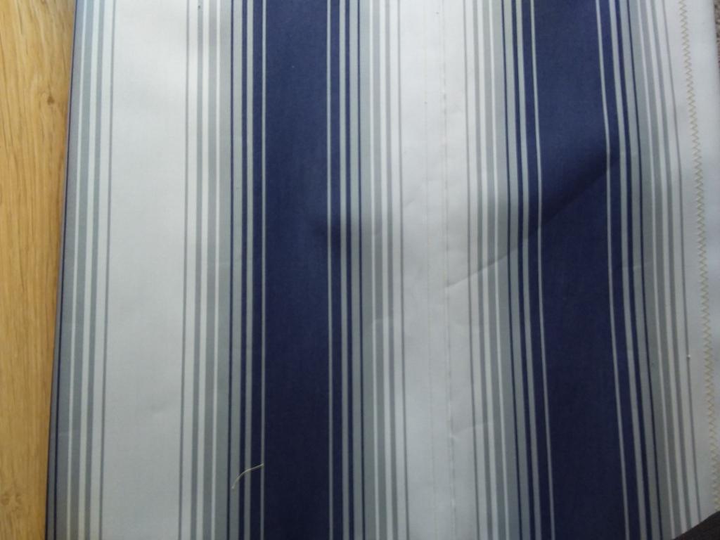 NIEUW OP MAAT GESTREEPT ZONNESCHERMDOEK( 550X25O cm ), 150 tot 300 cm, Ophalen of Verzenden, Nieuw, Knikarmscherm