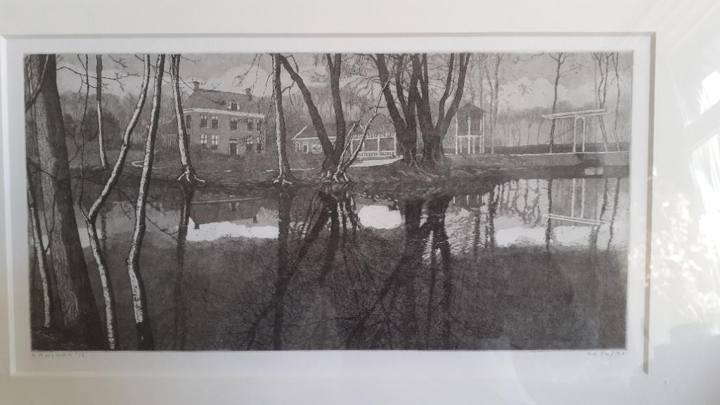 Reinder Homan, Ets in aquatint, Ophalen of Verzenden