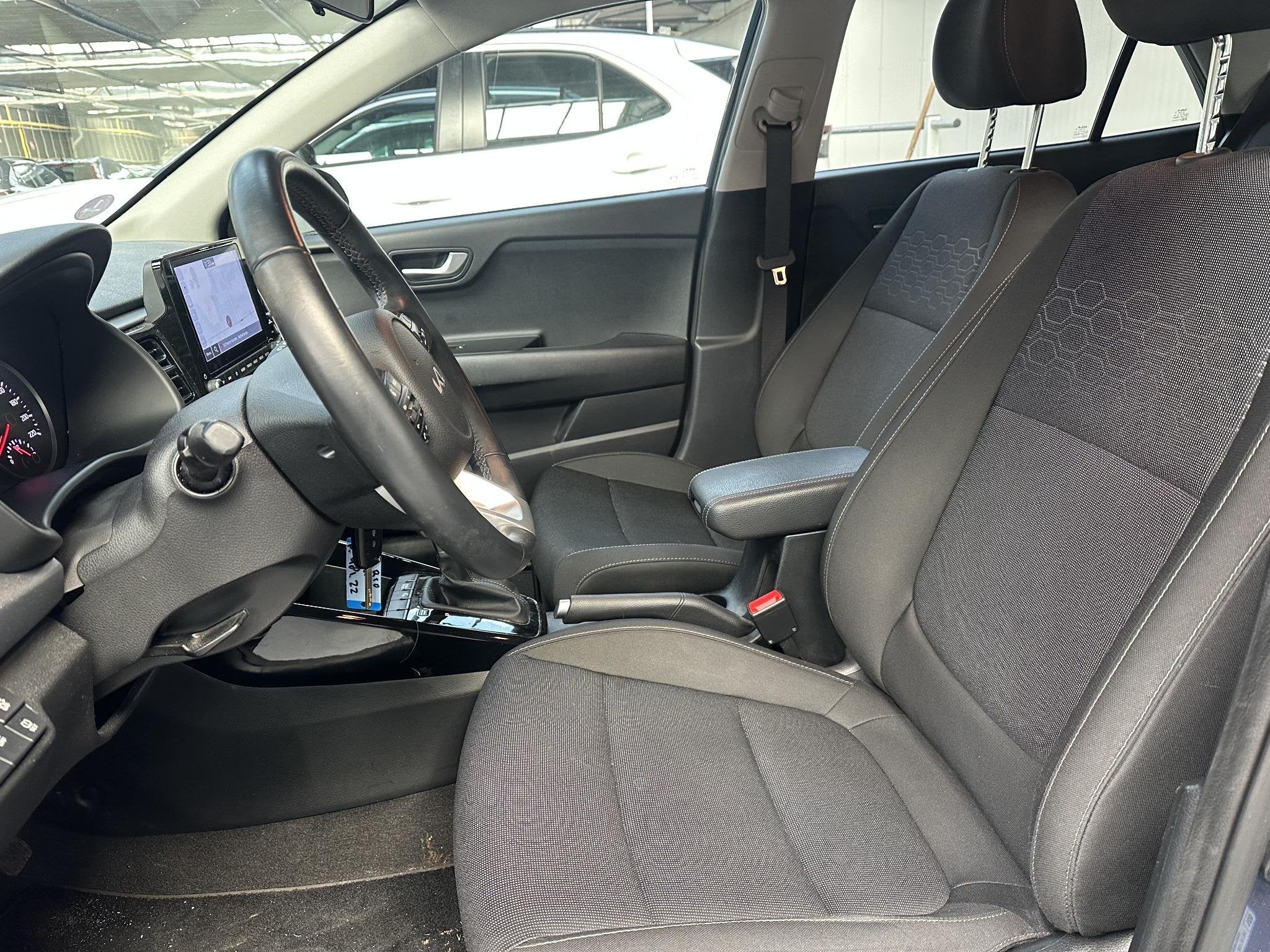 Kia Rio 1.0 T-GDi MHEV DynamicLine, Auto's, Gebruikt, Euro 6, Blauw, 49 €/maand