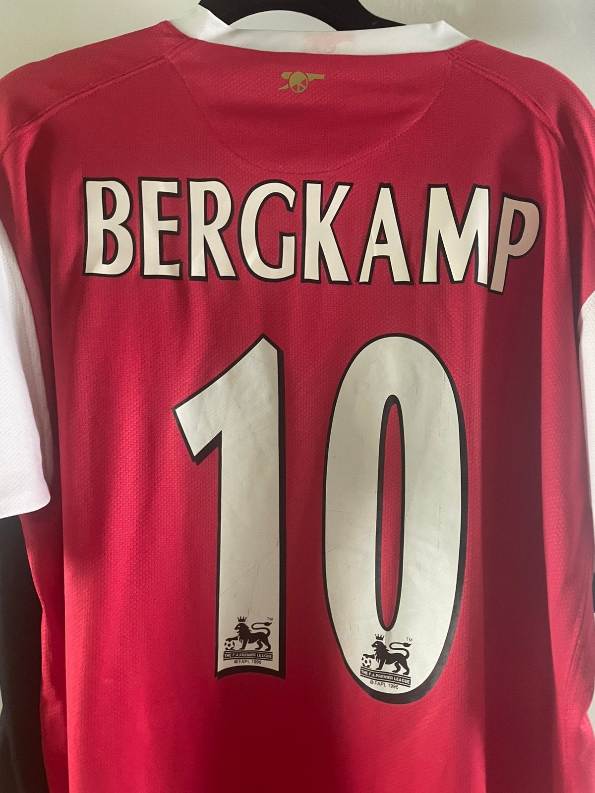 Dennis Bergkamp afscheids shirt Arsenal, Ophalen of Verzenden, Zo goed als nieuw, Buitenlandse clubs, Shirt